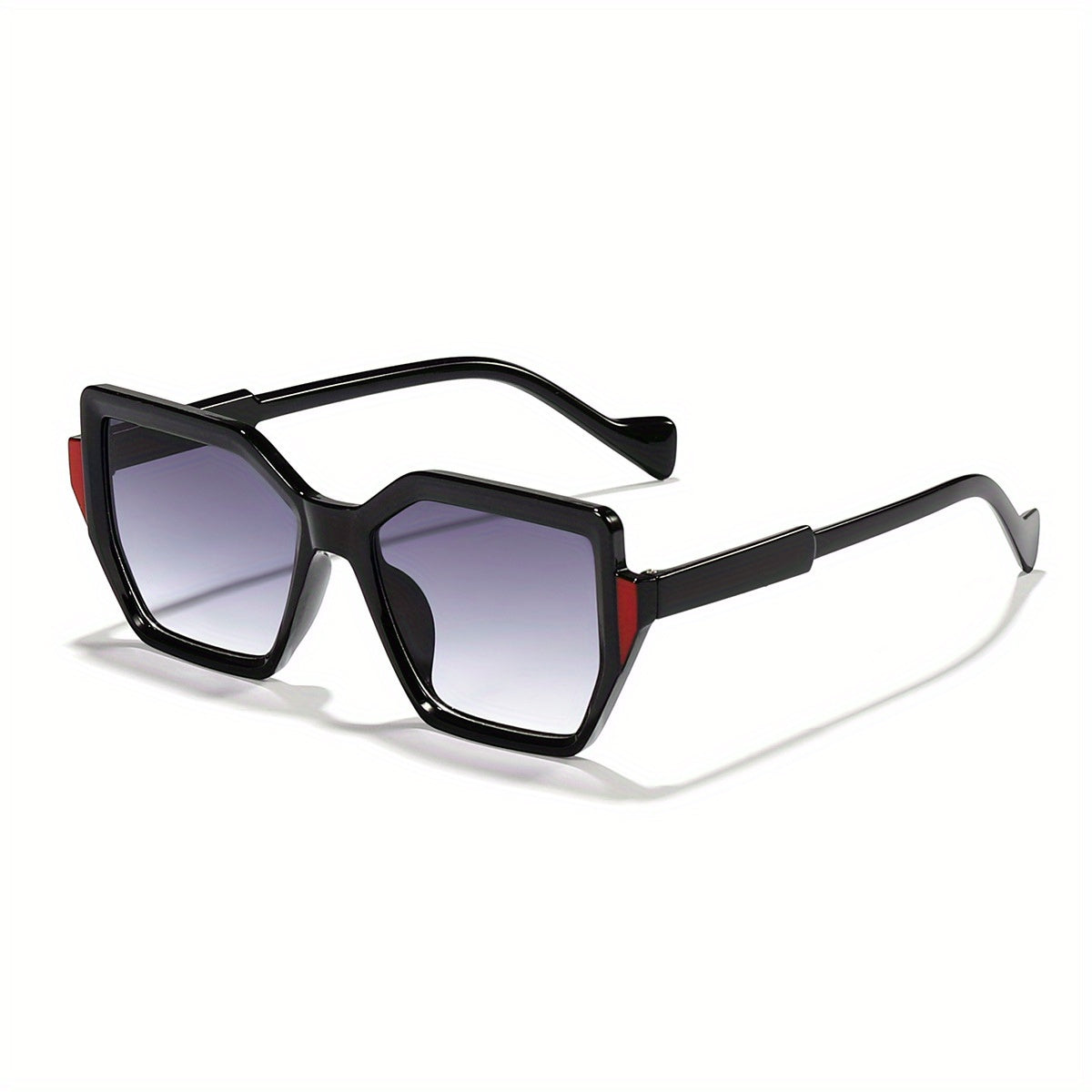 Black Frame Double Gray Lens Gradient Chic
