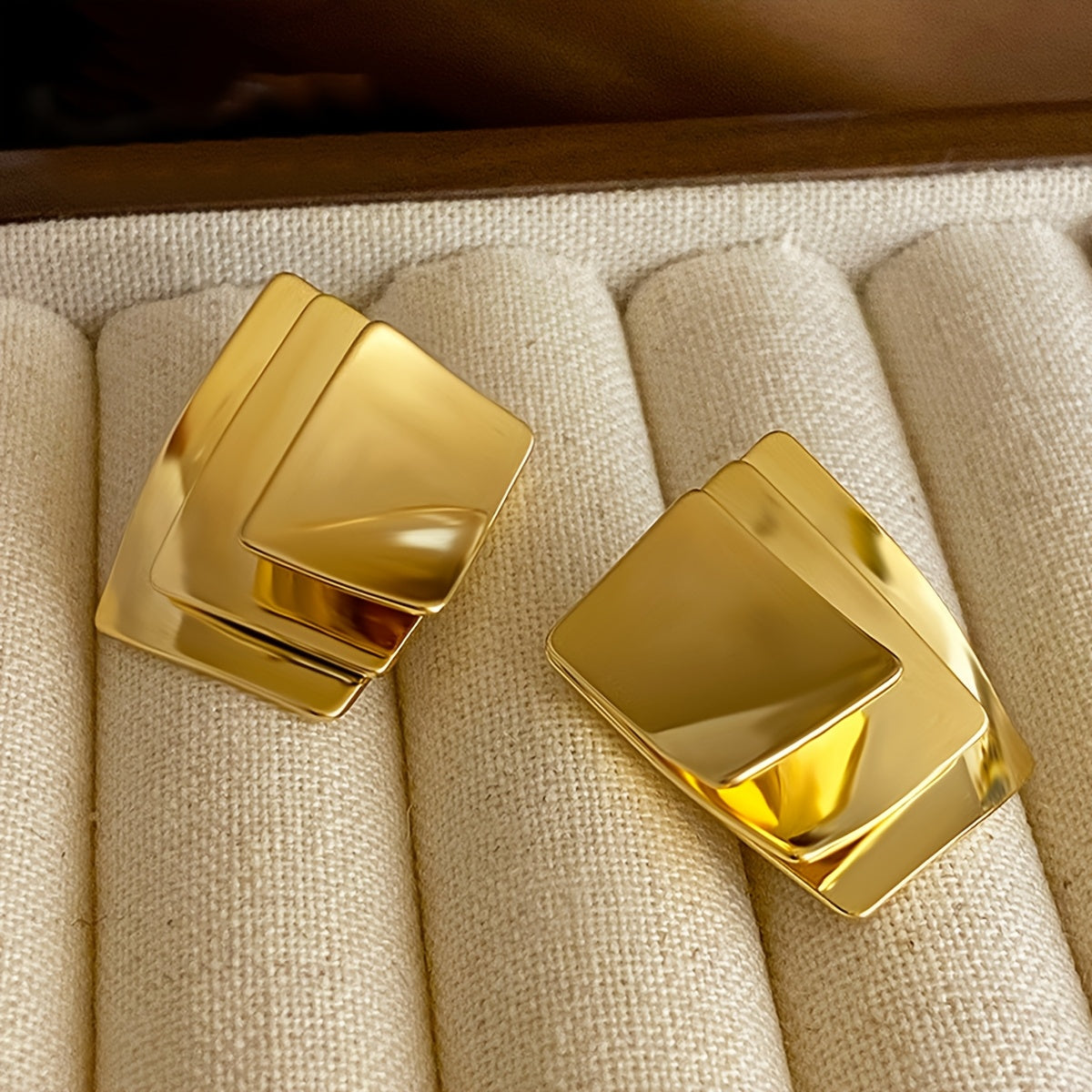 Golden Yellow Geo Chic