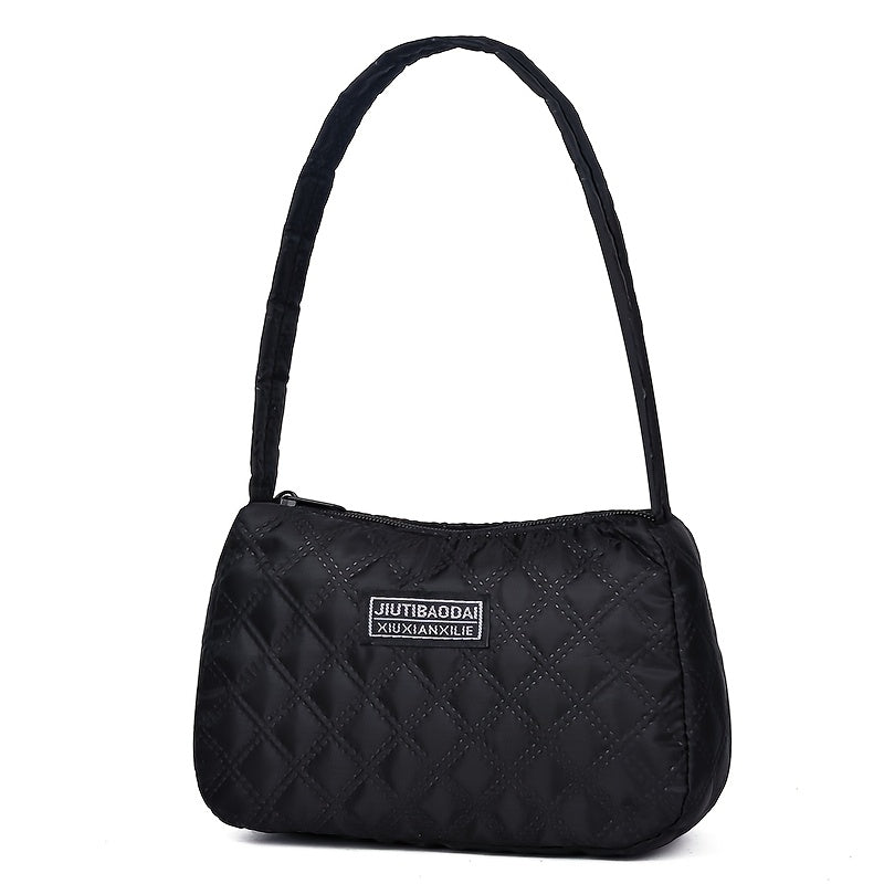 Bolso de mano Breeze de cuadros negros BJ1462
