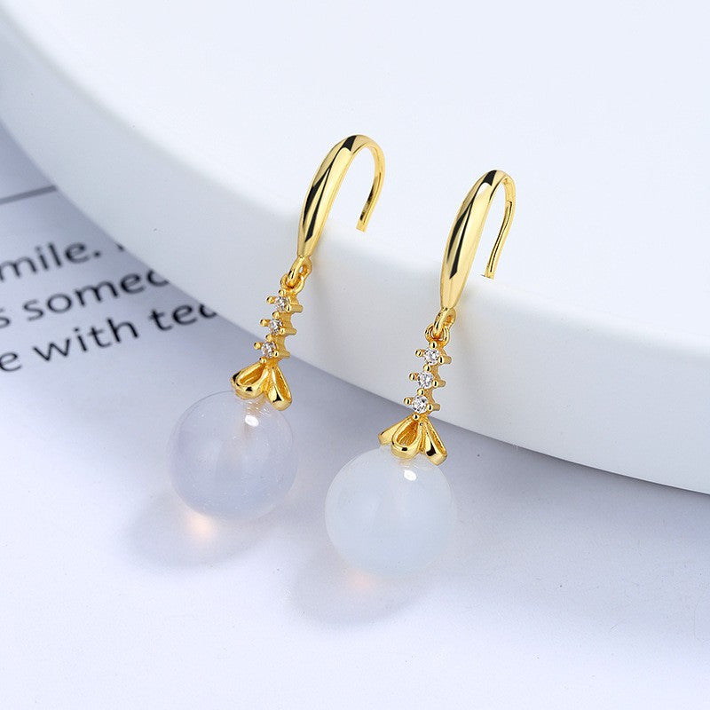 Gotas de jade blanco