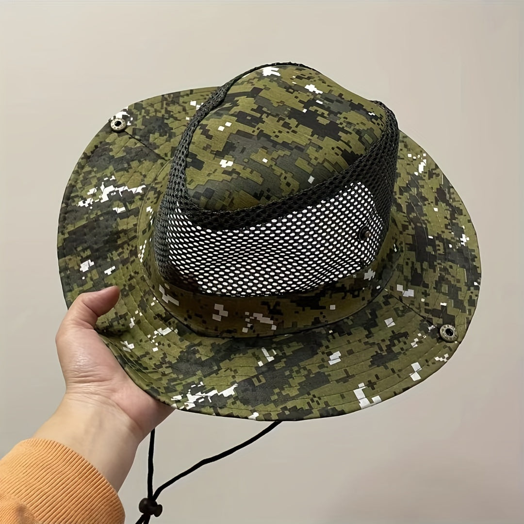 Digital Light Green Camouflage Shield