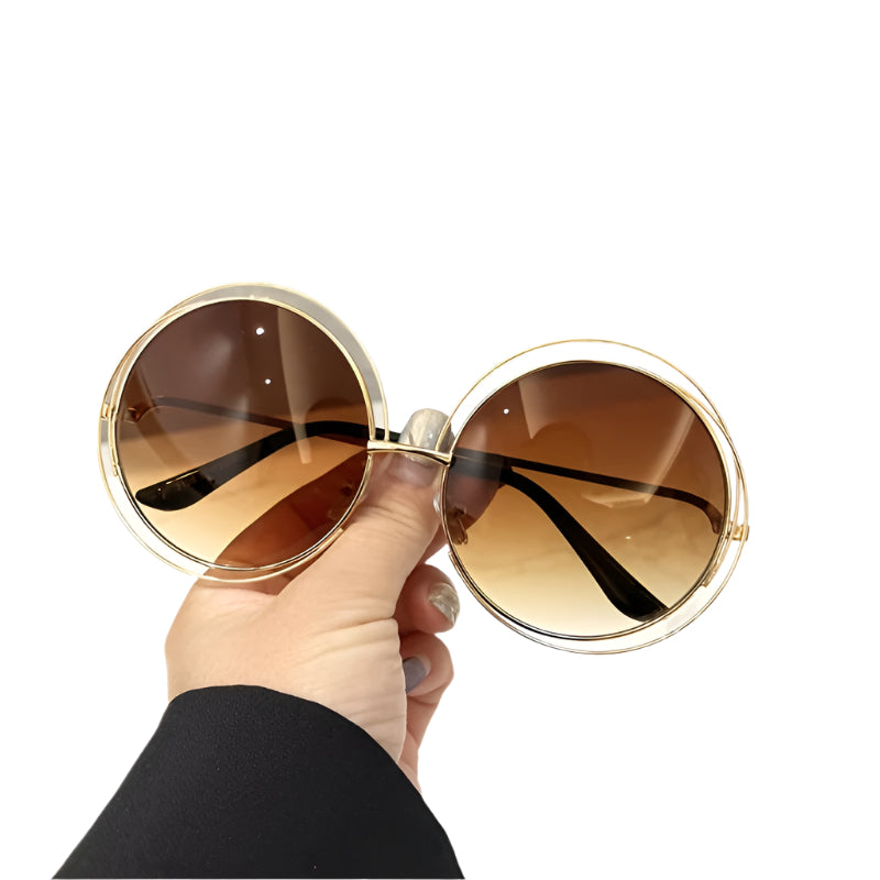 Golden Frame Tea Tablets Retro Luxe