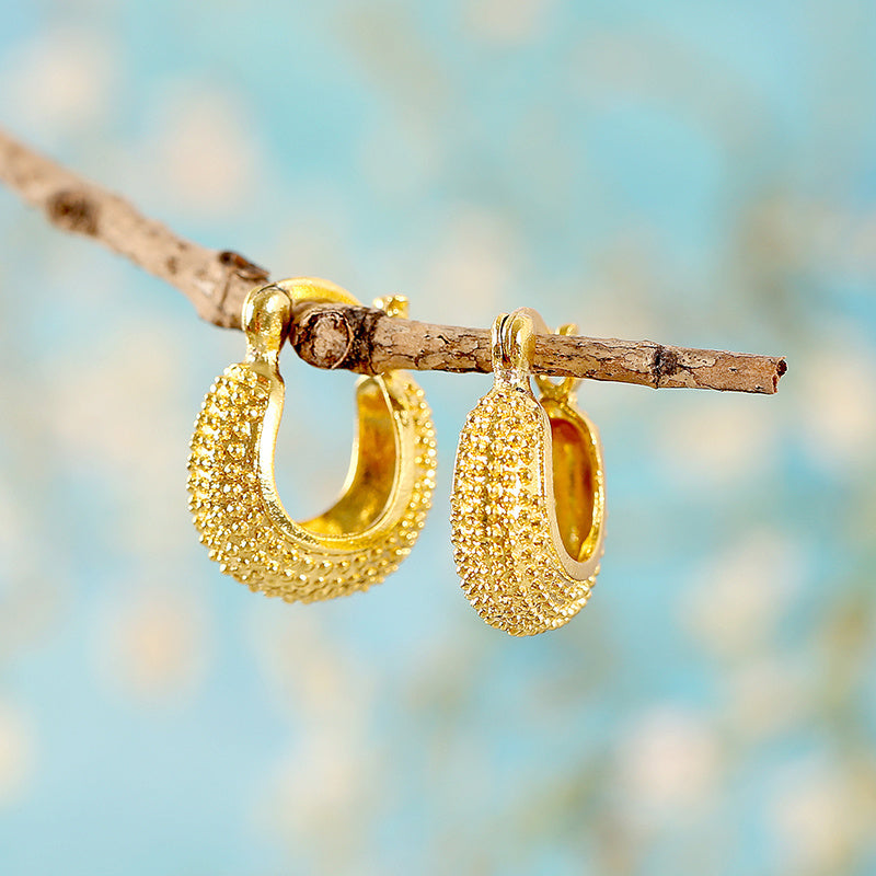 Golden Hoop Chic