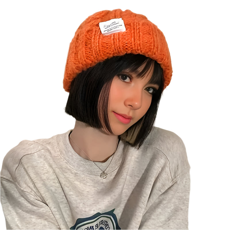 Tangerine CozyY2K Beanie