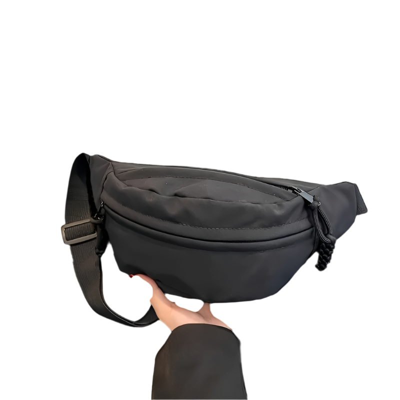 Cremallera negra y naranja