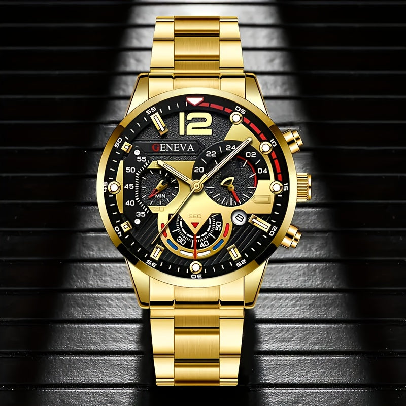 Golden Watch Bold Time