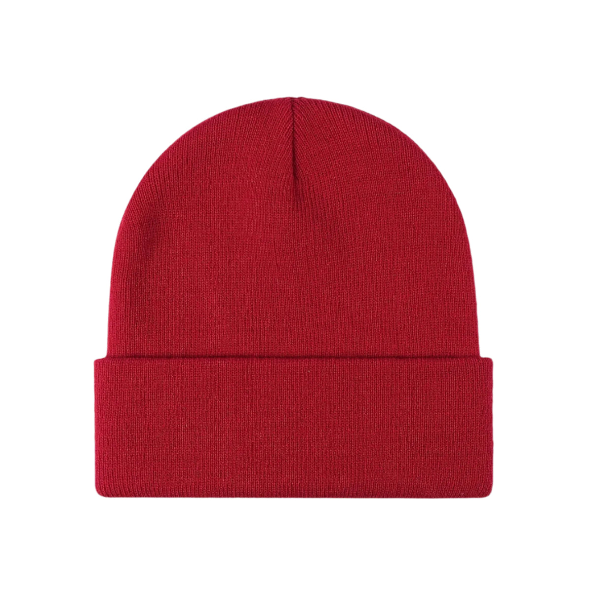 Gorro flexible y acogedor rojo
