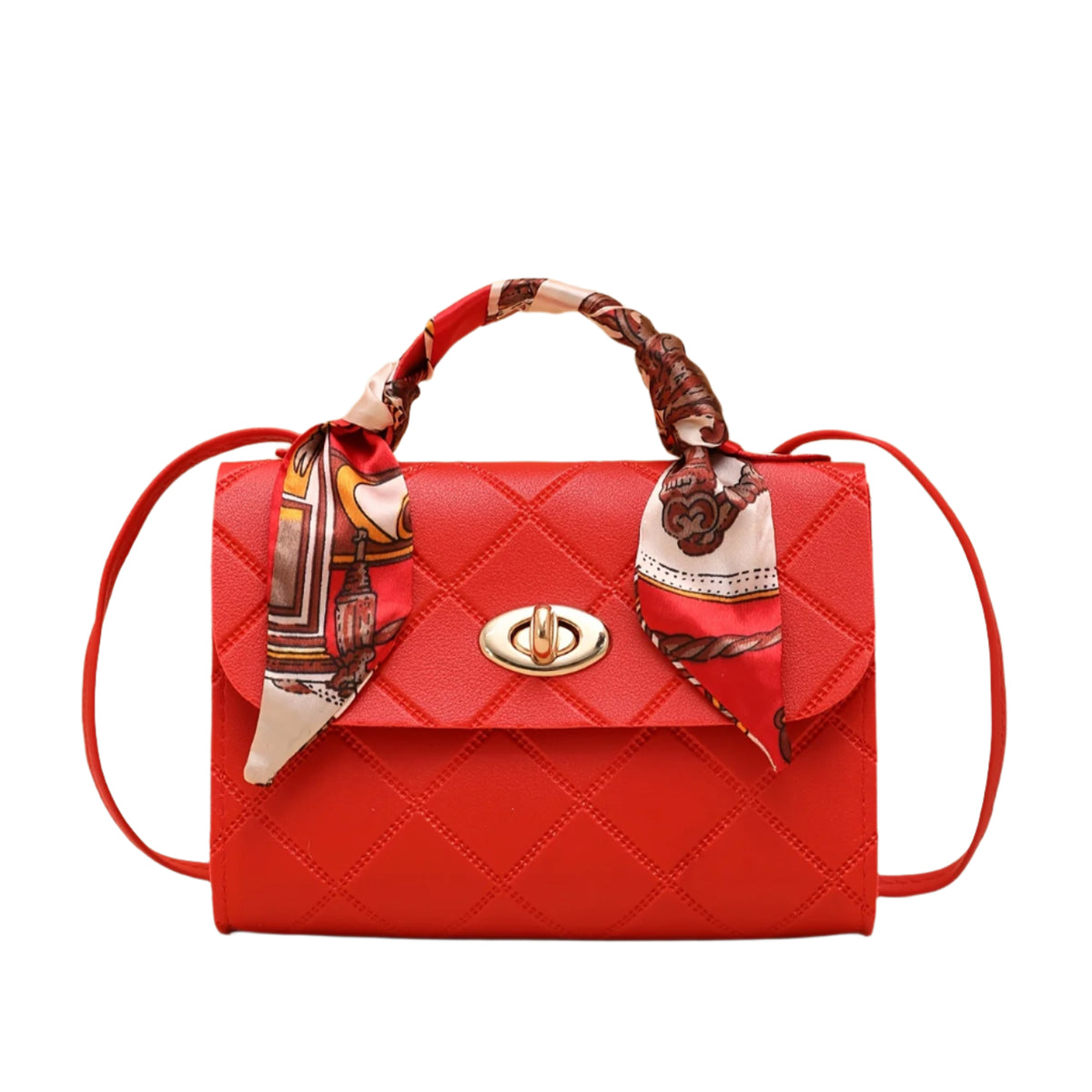 Geo Chic rojo brillante