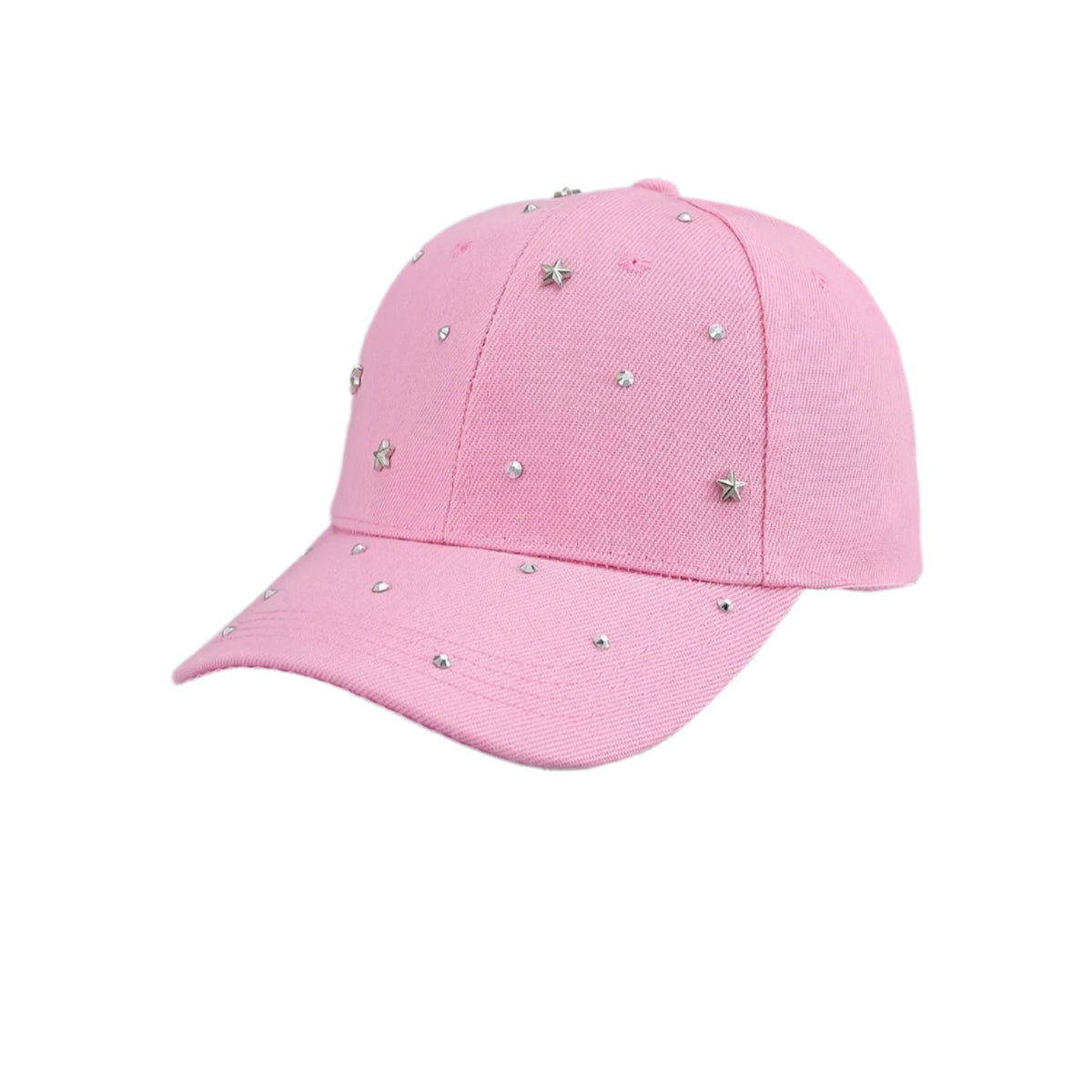 Gorra luminosa de estrella rosa