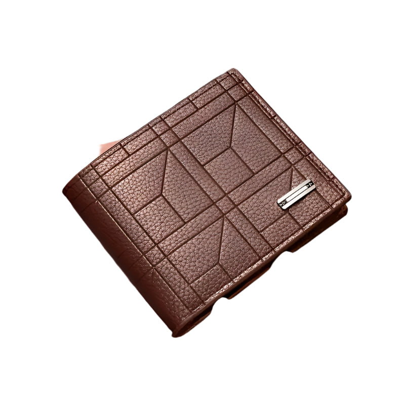 Pliegue elegante marrón
