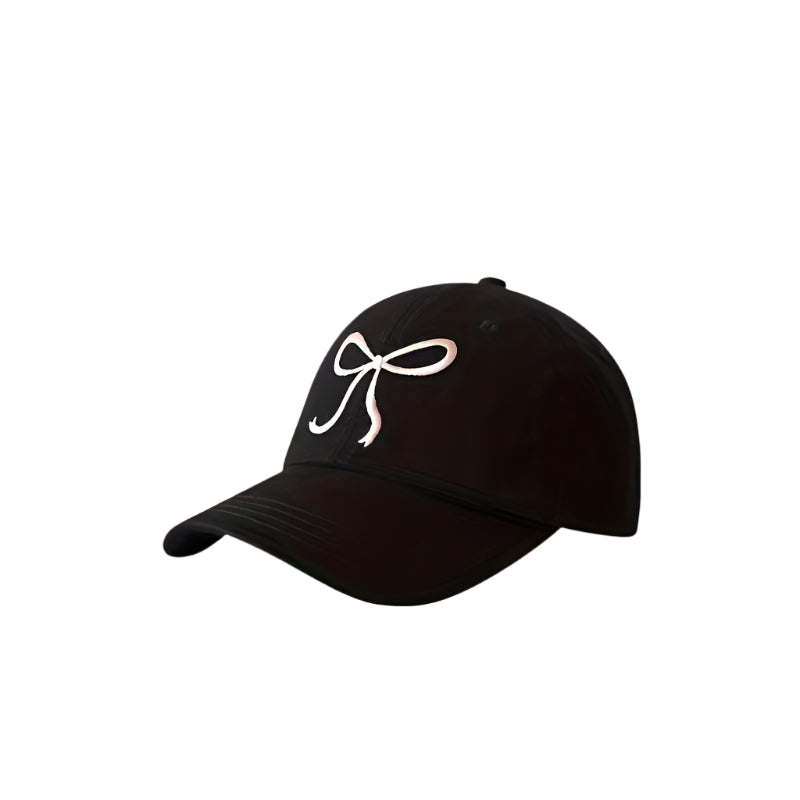 Gorra luminosa con lazo negro