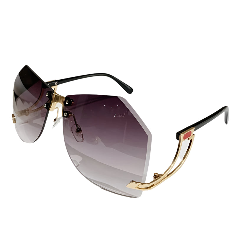 Borde del océano gris degradado