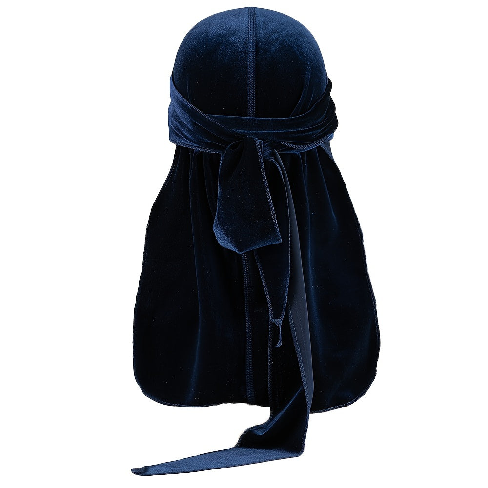 Navy Blue Velvet Wave