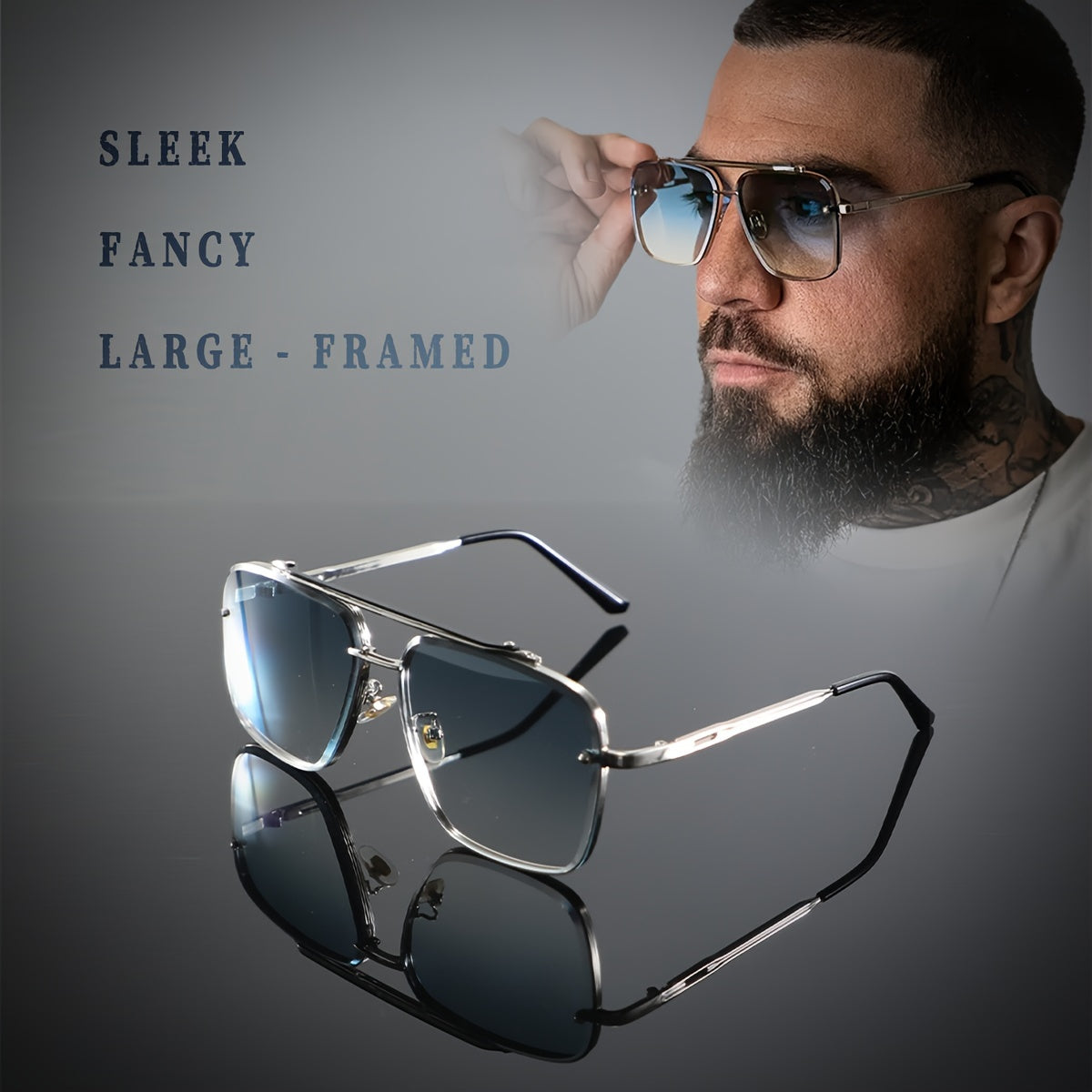 Silvery Double Blue Golden Glow