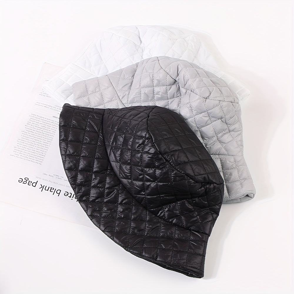 White Cozy Shield Hat