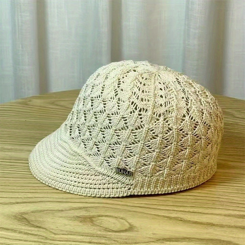 Beige Color Lace Beret