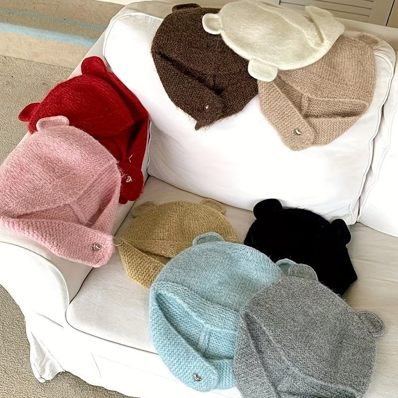 Gorro caqui con abrazo de oso