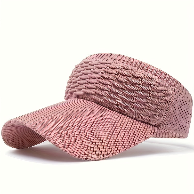 Visera protectora solar rosa