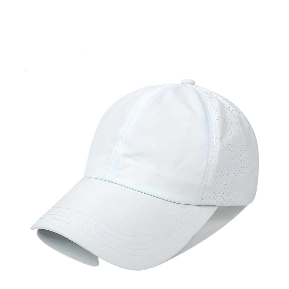 White Aero Flow Cap