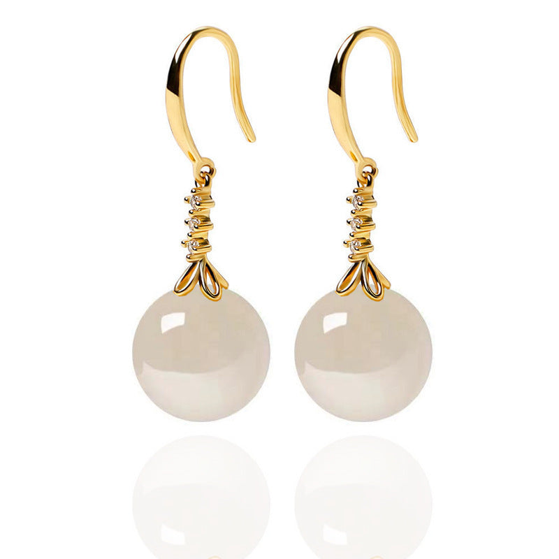 Gotas de jade blanco