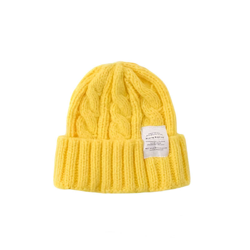 Yellow CozyY2K Beanie