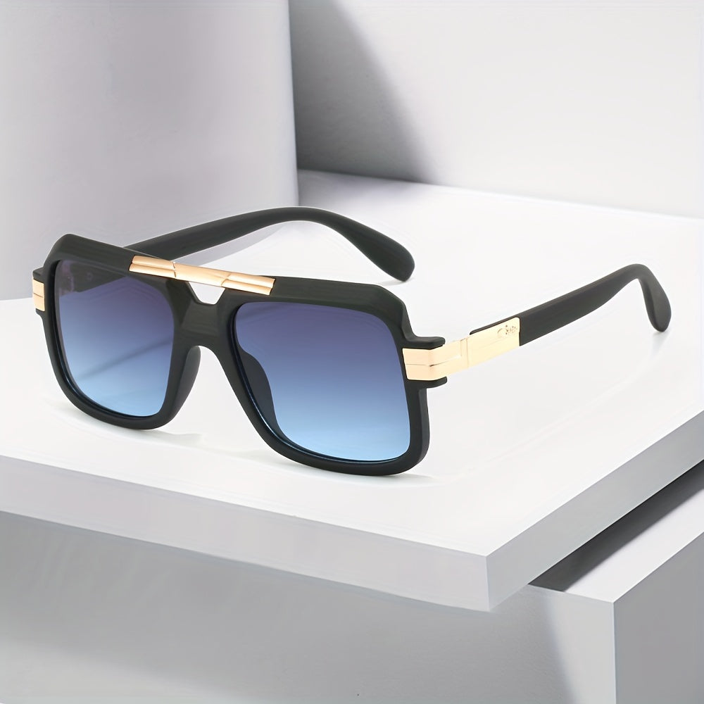 Black Frame Blue Yellow Film Steampunk Vibe