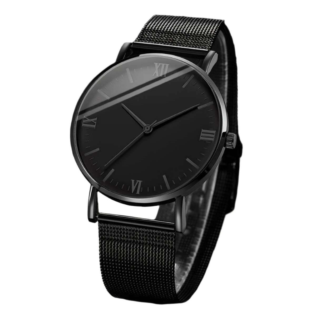 V1722 Black Net Roman Face Roman Edge