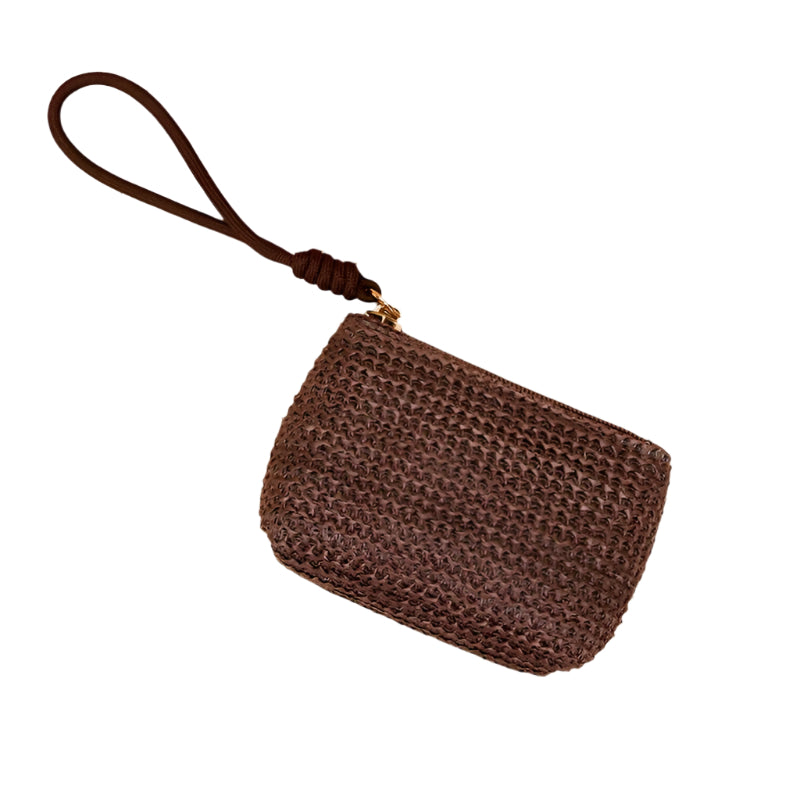 Cartera de mano marrón Ease