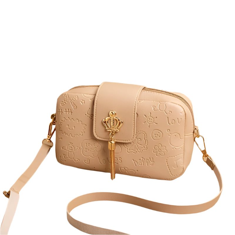 Glamour geométrico caqui