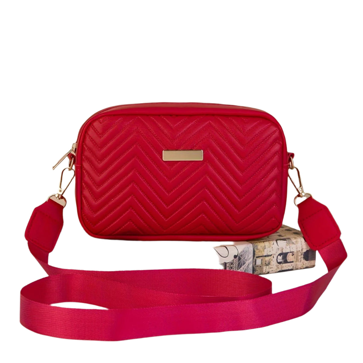 Elementos esenciales urbanos rojos