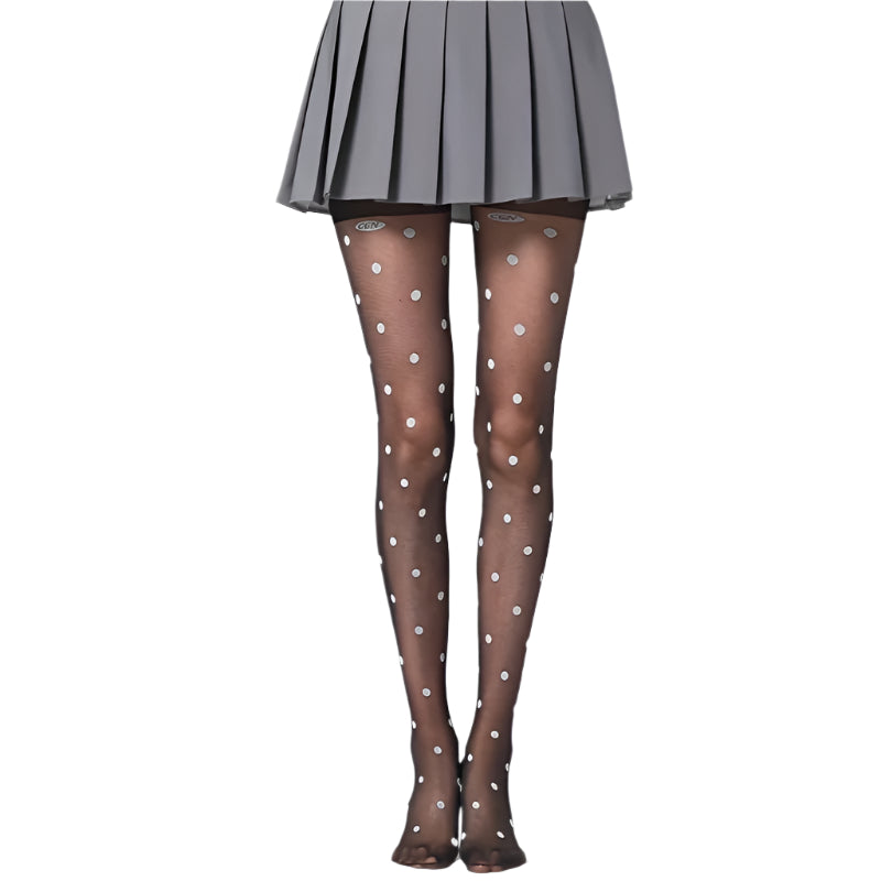 Punto de color blanco y negro de lujo