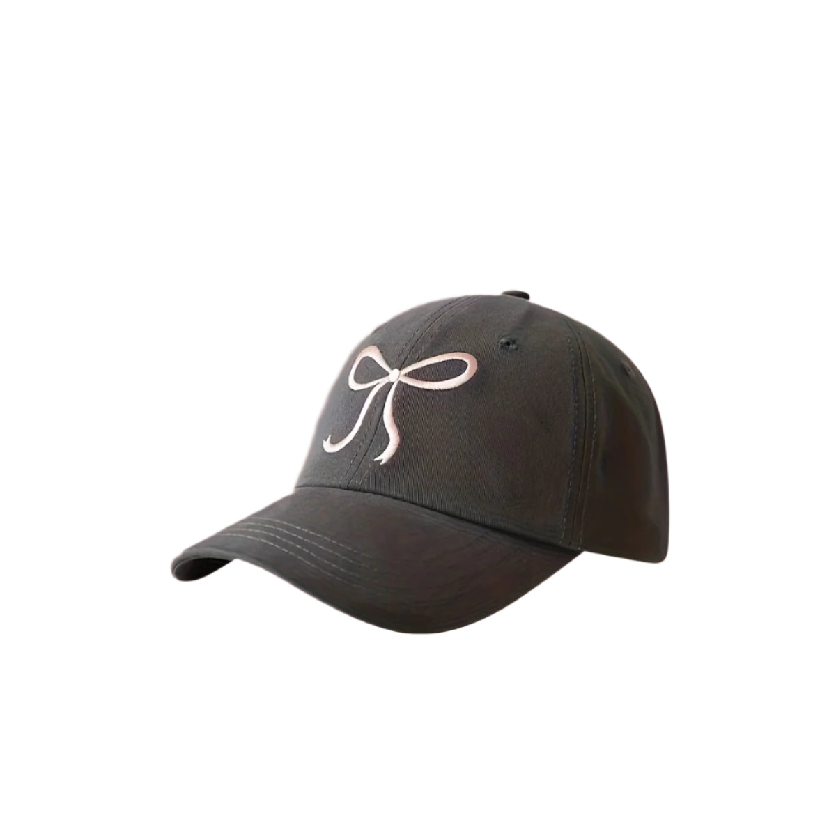 Gorra luminosa con lazo gris