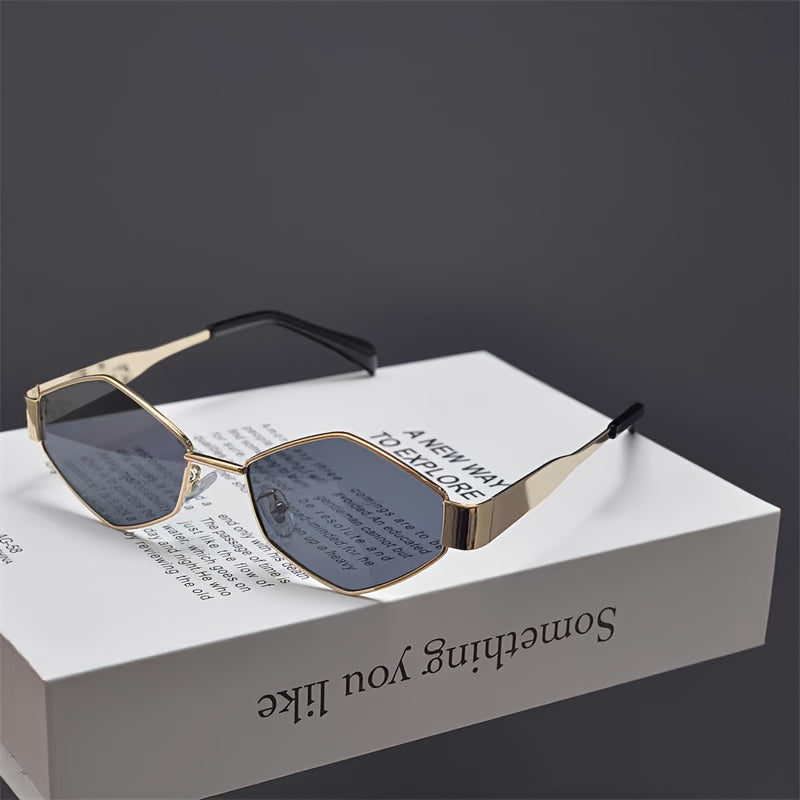 Golden Frame Grey Lens Sweet Edge