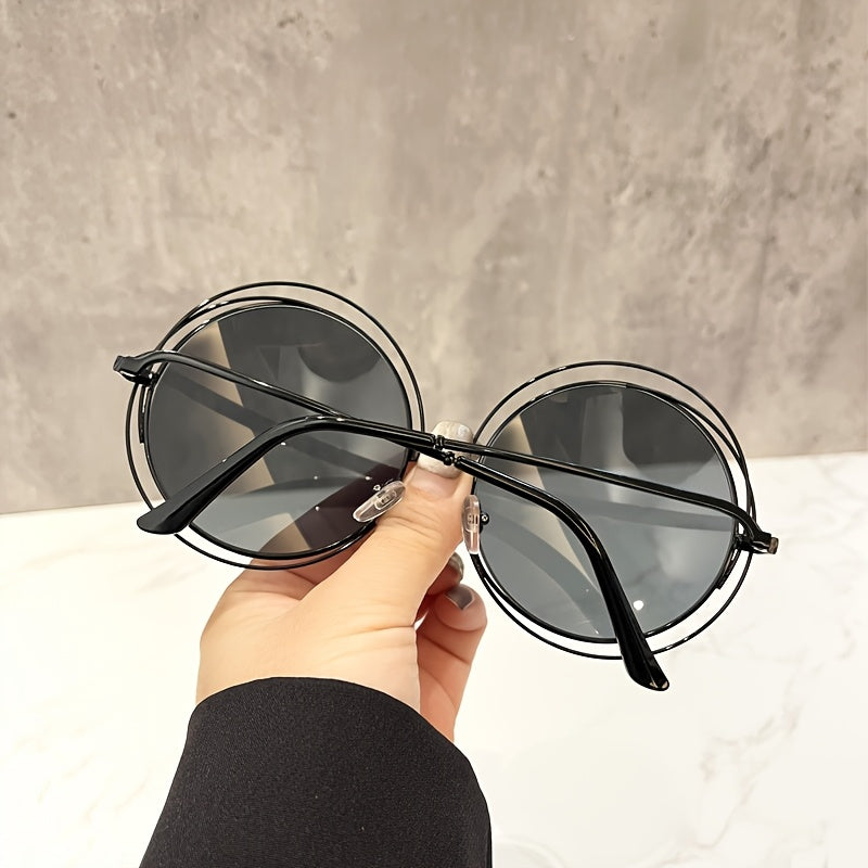 Black Frame Gray Lens Retro Luxe