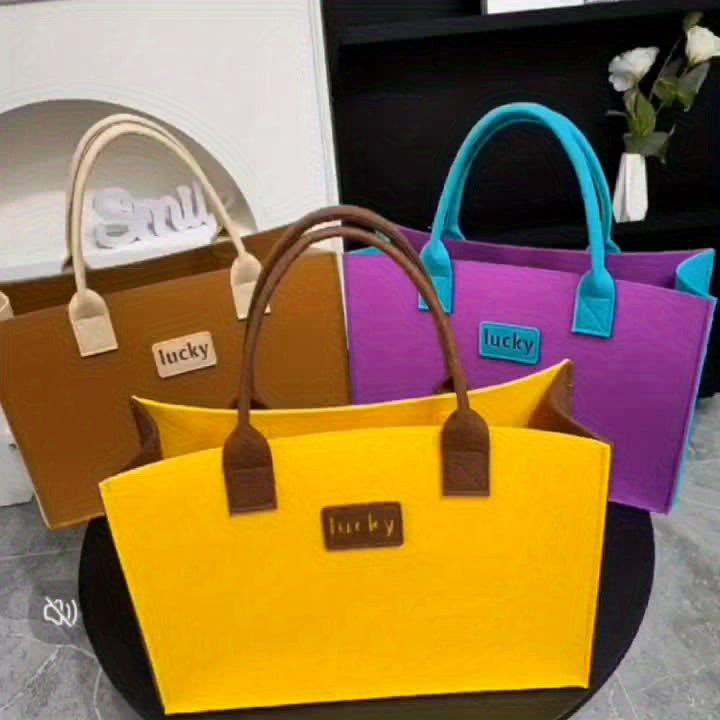 Bolso morado de la suerte