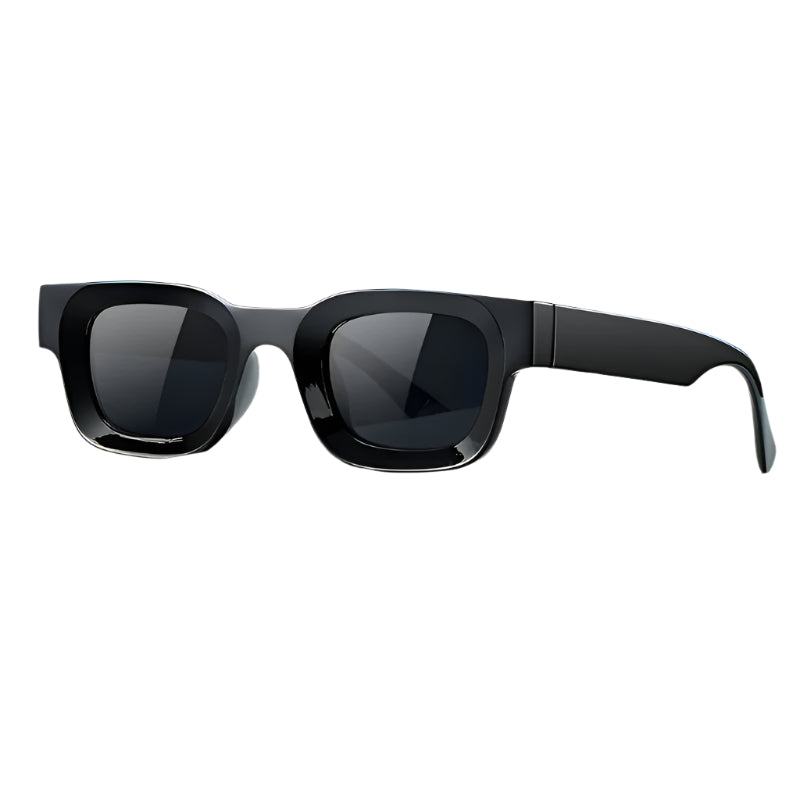 Black Frame Black & Gray Lens Punk Vision