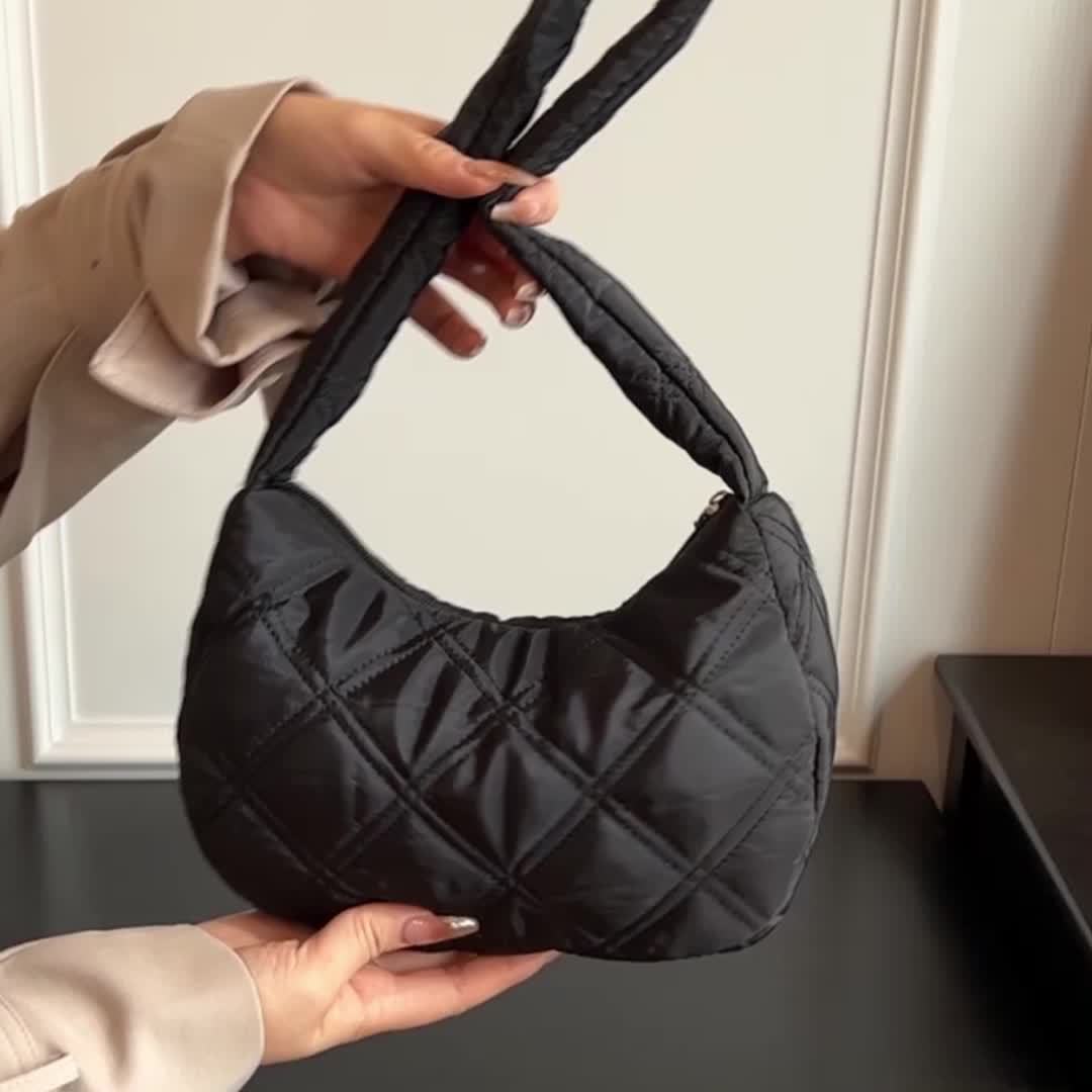 Bolso bandolera negro BJ574 Cycle Quilt