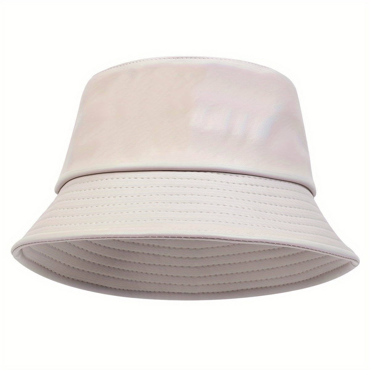 Pantalla de cuero color beige