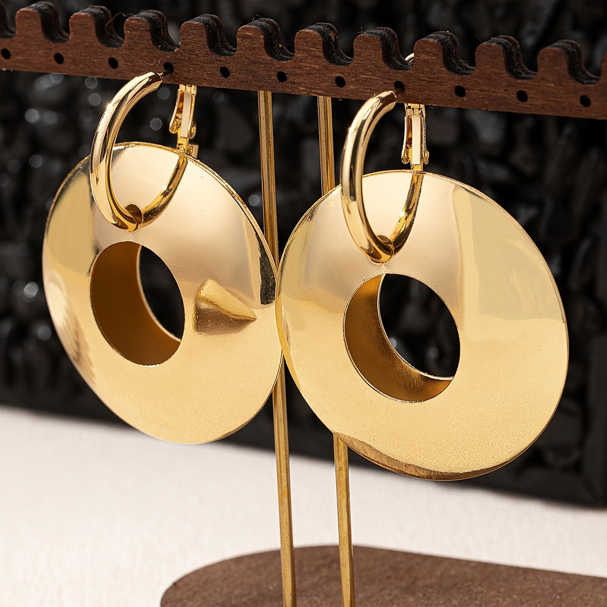 Geometría dorada amarilla dorada