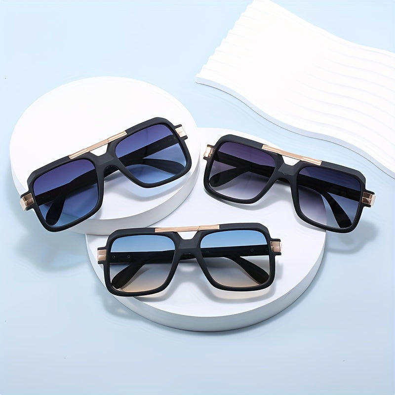 Black Frame Gray Lens Steampunk Vibe