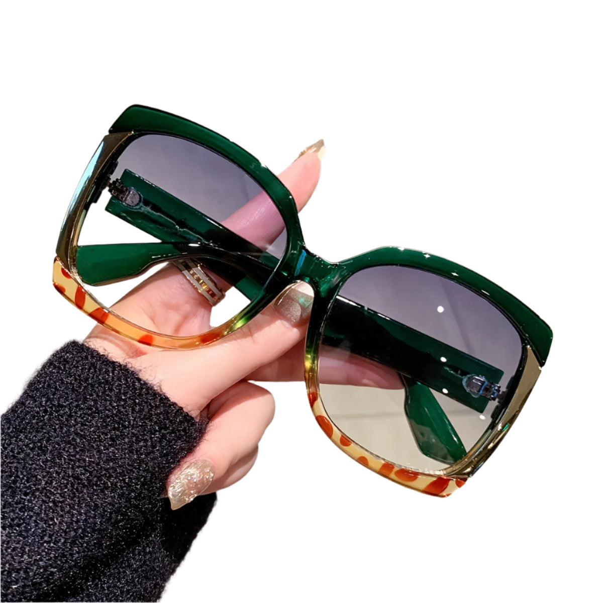 Estallido de color verde