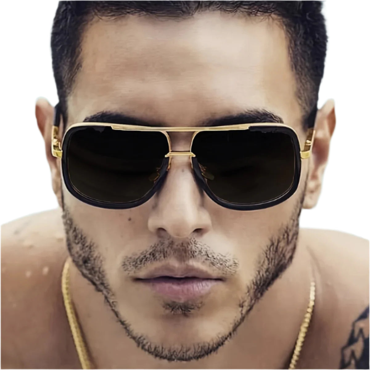 Golden Black Gray Geo Trend