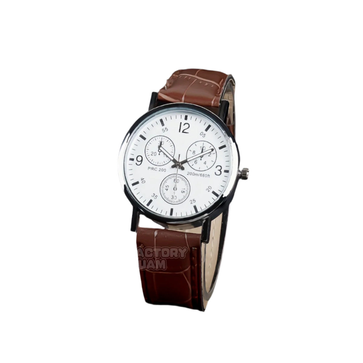 Brown white plate Tri Chrono