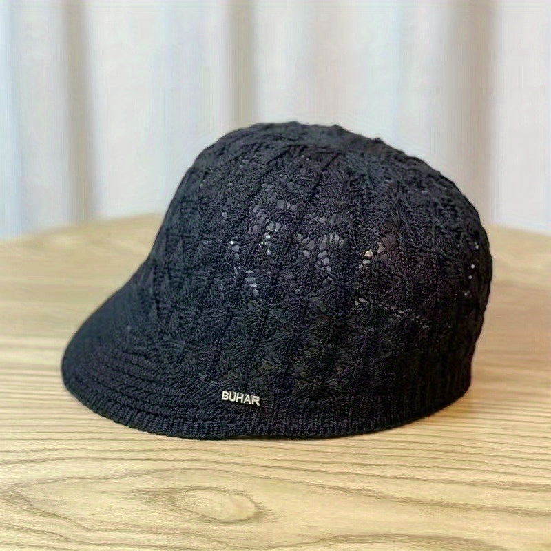 Boina de encaje negra