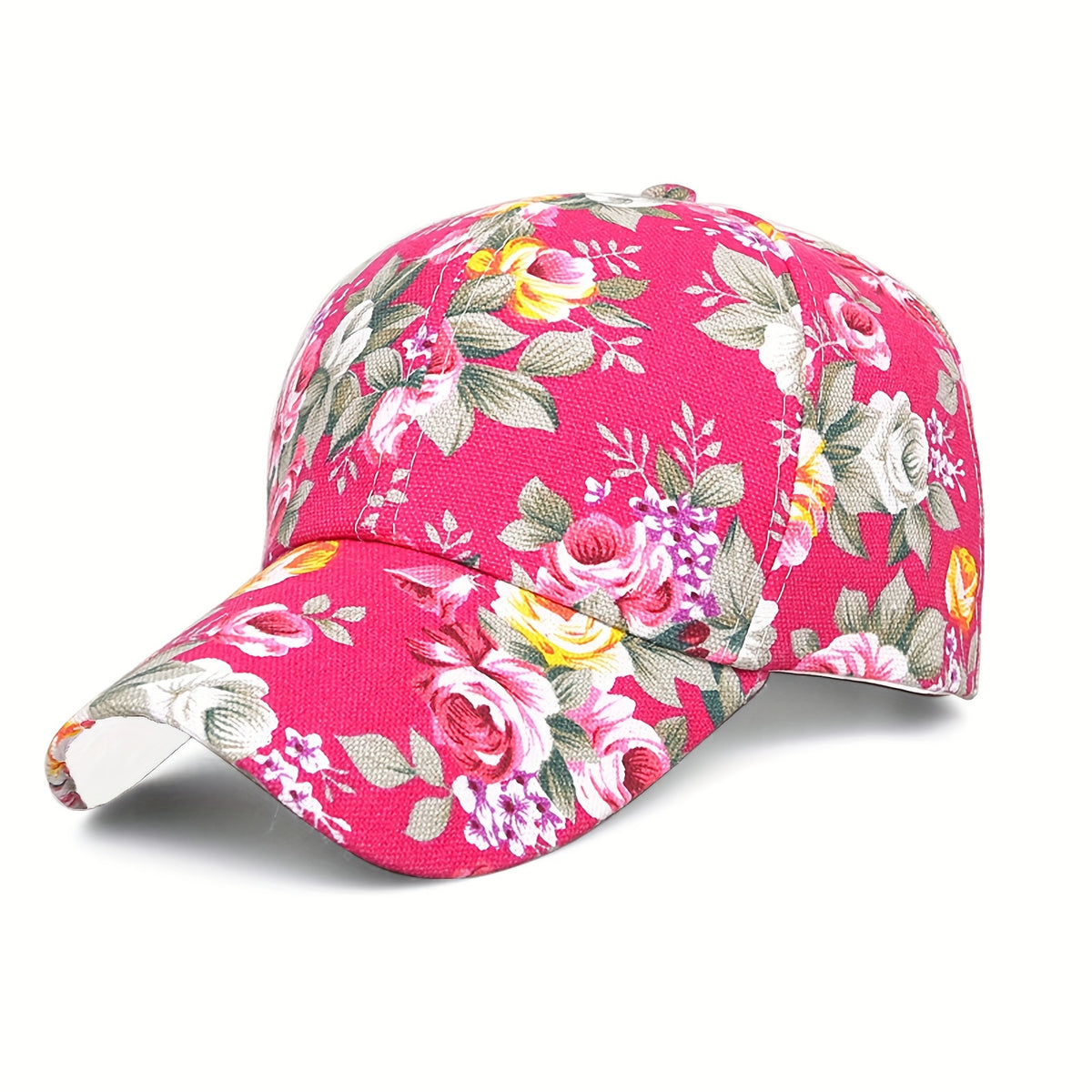 Gorra de flor roja