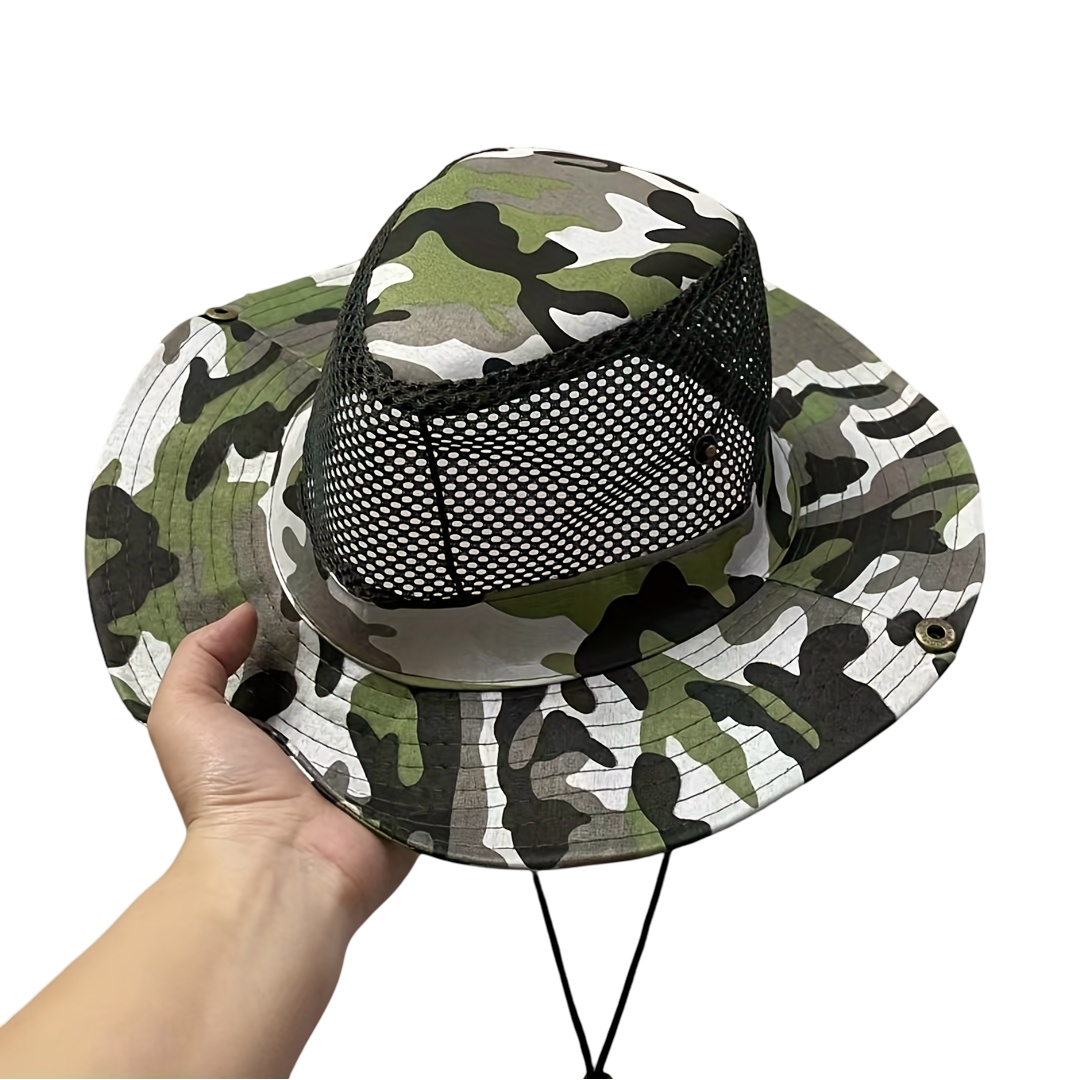 Green And White Camouflage Shield