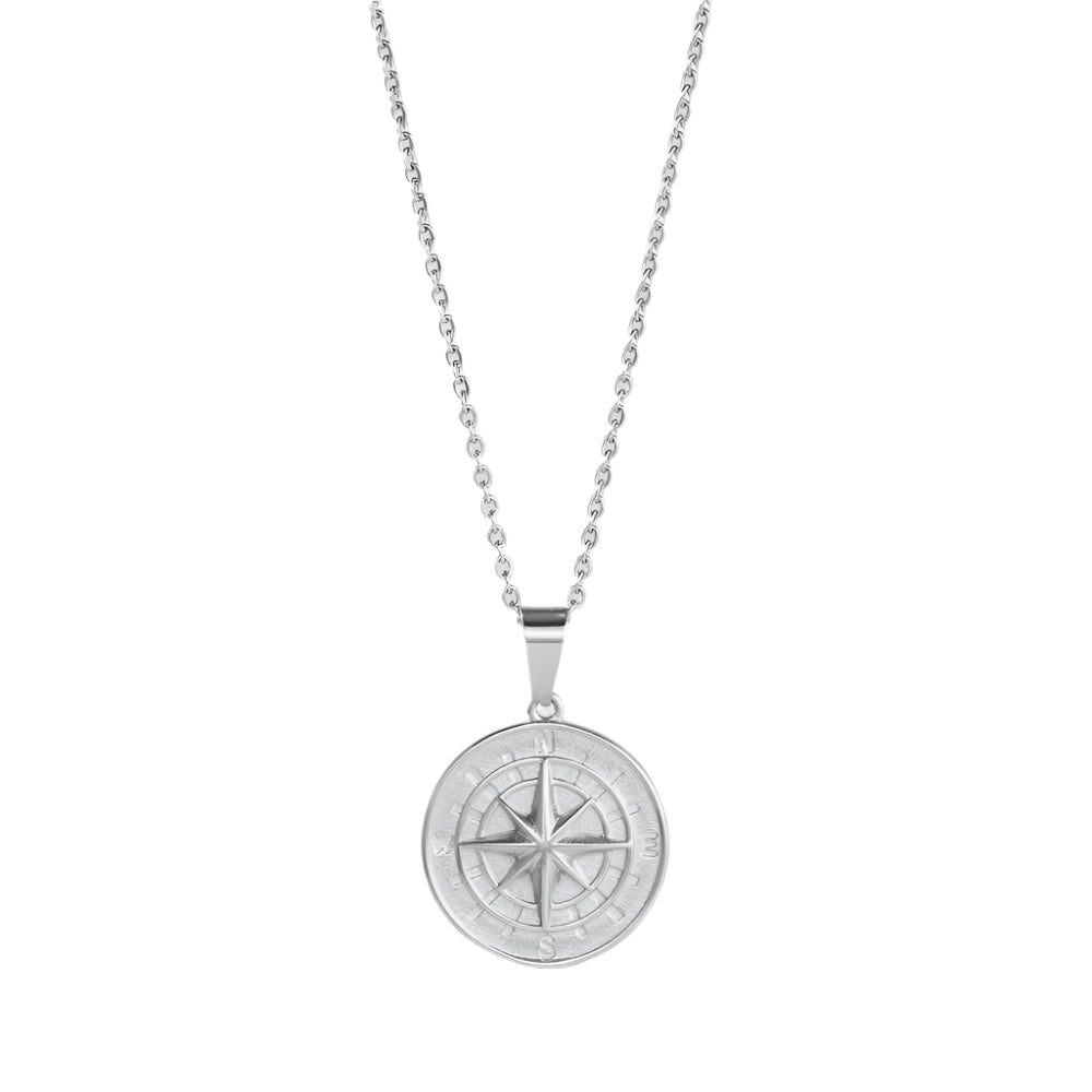 Compass Pendant (Silver)