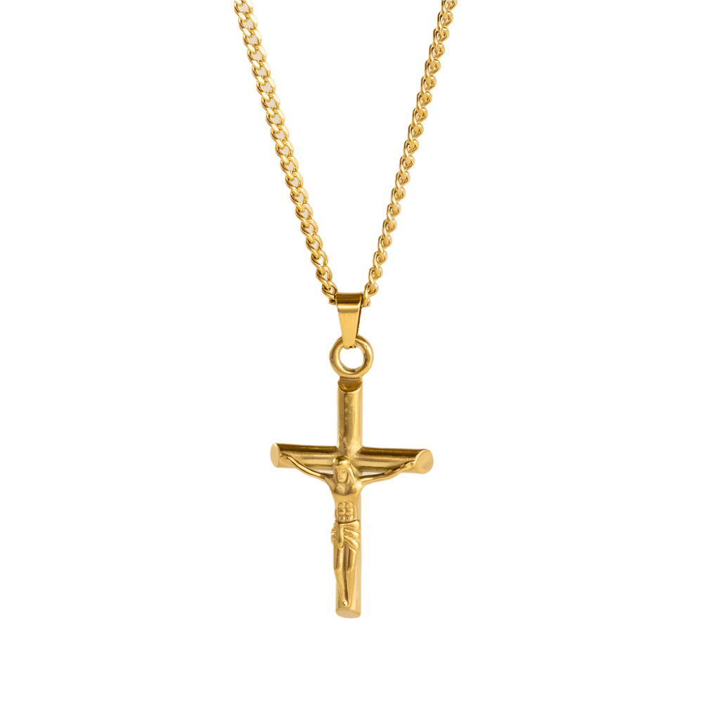 Crucifix Pendant (Gold)