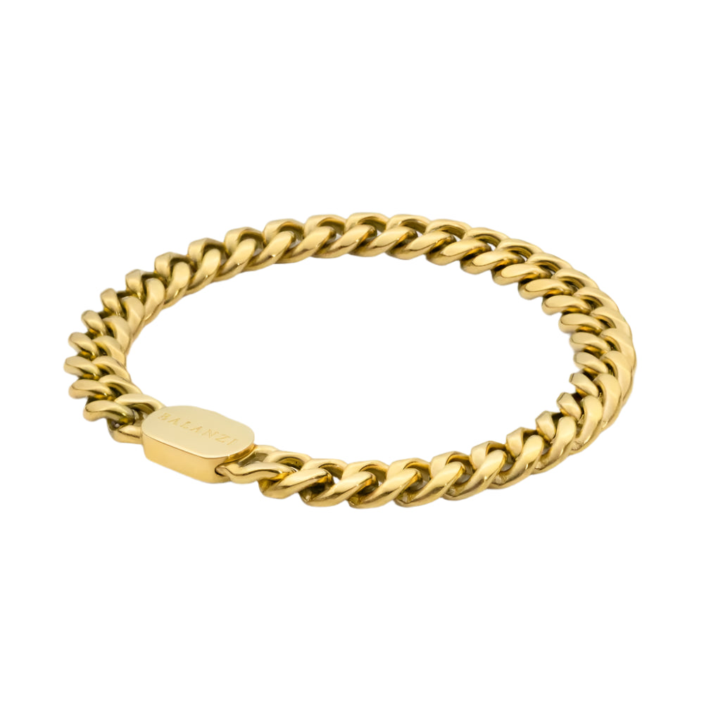 Cuban Link Bracelet (Gold) 8MM