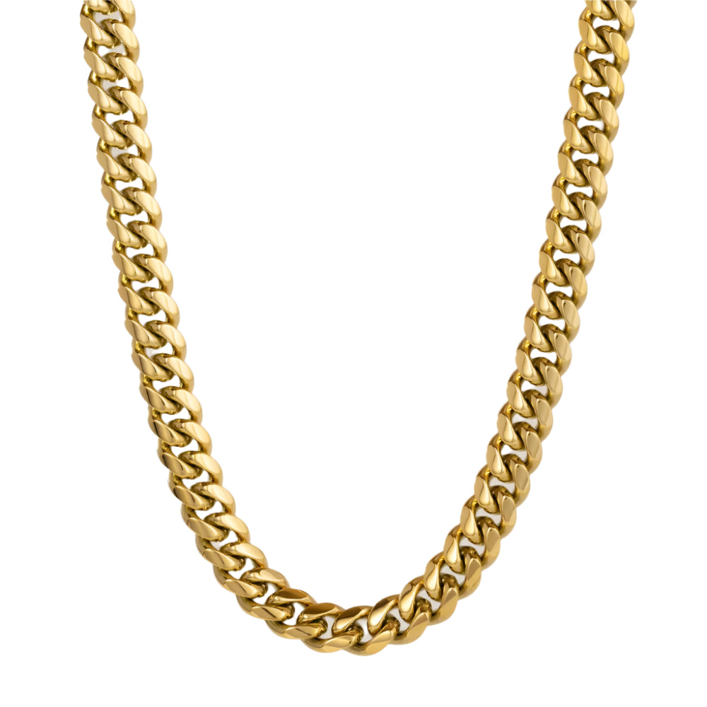 Cuban Link Chain (Gold) 12mm